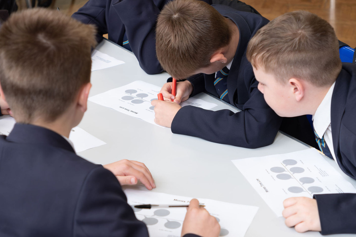 Hungerford secondary school pupils wise up to financial education