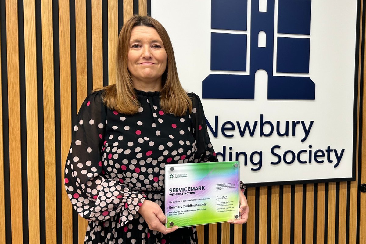 Newbury celebrates retaining pretigious customer service accreditation