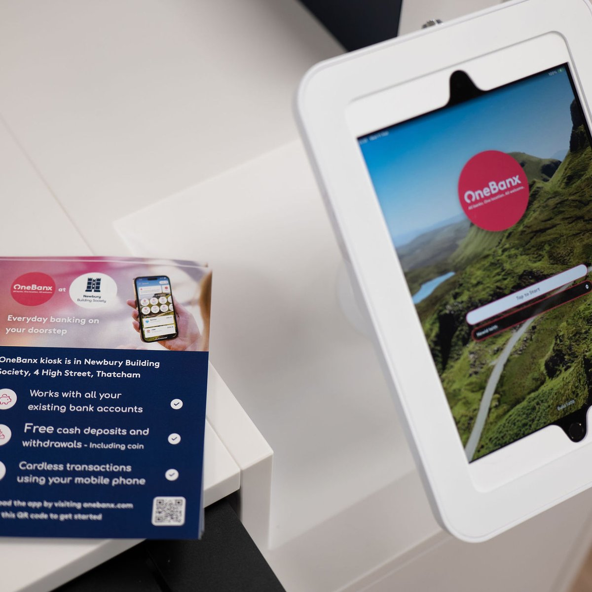 You can now deposit money into your Society account with OneBanx - Newbury