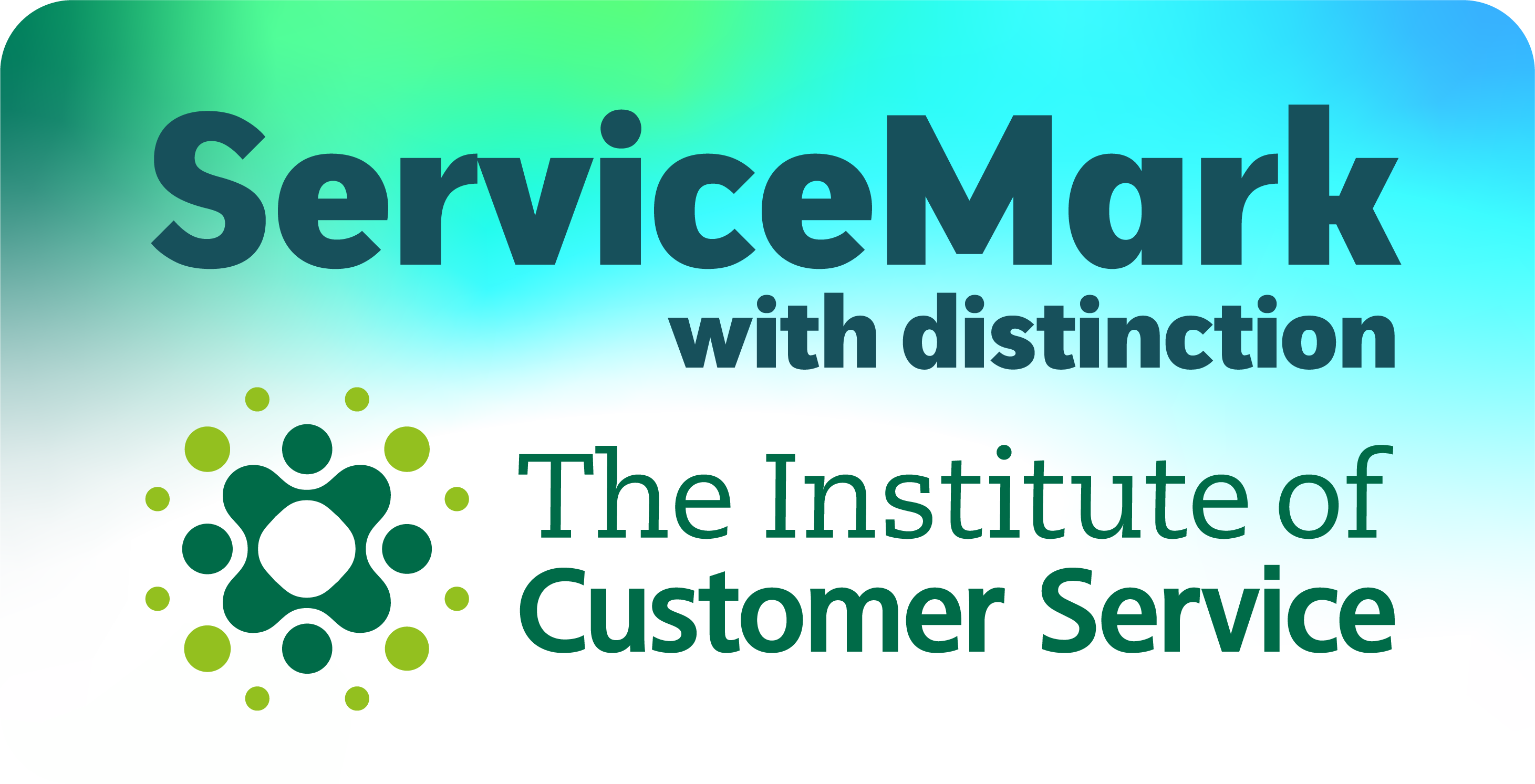 Institute of customer service service mark badge